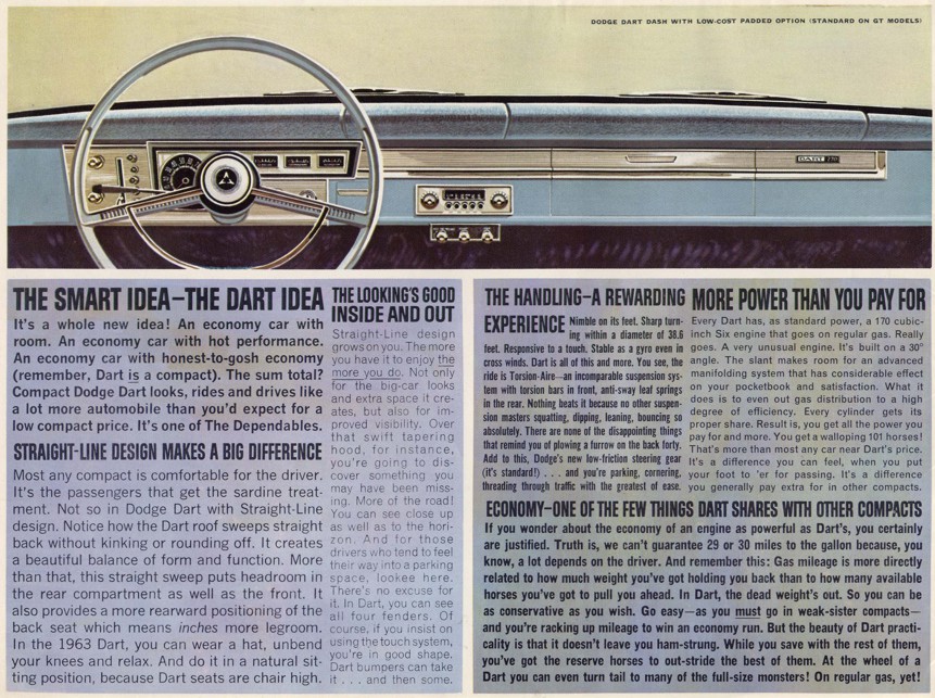 1963 Dodge Dart Brochure Page 2